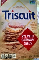 Triscuit crackers rye with caraway seed 1x8.5 oz