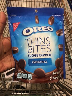 Oreo Thins Bites Fudge Dipped Original