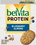 Protein blueberry almond soft baked biscuits