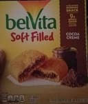 Cocoa creme soft filled baked biscuits