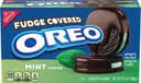 Mint creme fudge covered sandwich cookies