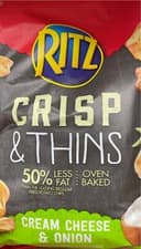 Crisp & Thins Cream Cheese & Onion