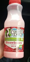 Strawberry Vitamin D Milk