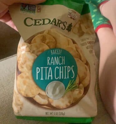 Ranch Baked Pita Chips
