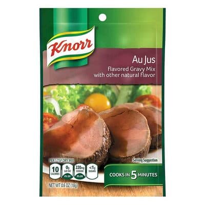 Au jus flavored gravy mix, au jus