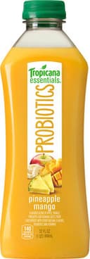 Essentials probiotics pineapple mango juice