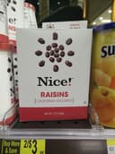 Sun dried raisins