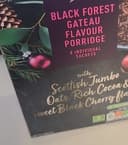 Black forest gateau flavour porridge