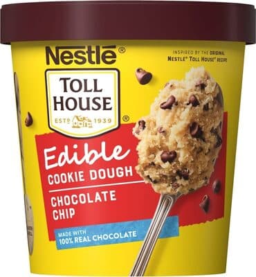 Chocolate chip edible cookie dough