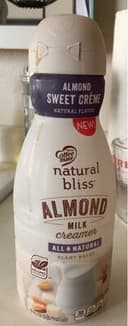 Almond milk creamer