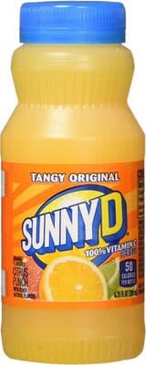 Tangy original orange flavored citrus punch