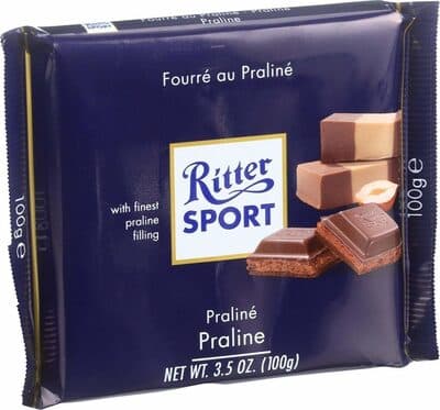 Chocolate bar milk w nougat-pra