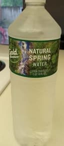 Natural spring water