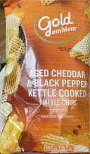 Aged Cheddar and Black Pepper Kettle Cooked Waffle Chips