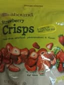 Gold emblem abound, strawberry crisps