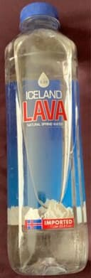 Iceland Lava Natural Spring Water