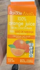 100% Orange Juice From Concentrate