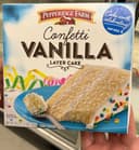 Confetti vanilla layer cake