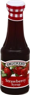 J m smucker ripon natural syrup strawberry