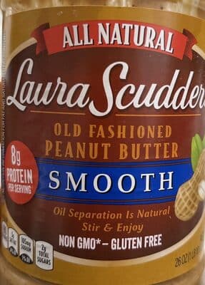 Laura Scudders Peanut Butter Old Fashioned, Smooth