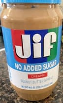 No Added Sugar Creamy Peanut Butter Spread