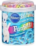 Aqua Blue Vanilla Funfetti Frosting