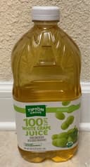 100% white grape juice