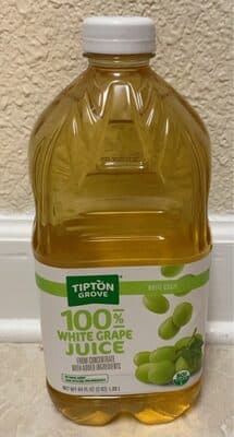 100% white grape juice