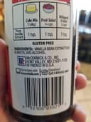 All natural pure vanilla extract