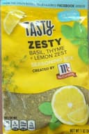 Mmzesty basil, thyme and lemon zest seasoning mix