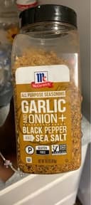 All Purpose Seasoning Garlic & Onion, Black Pepper & Sea Salt