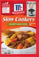 Mccormick slow cookers hearty beef stew seasoning mix