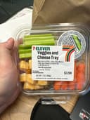 7-eleven veggies and cheese tray