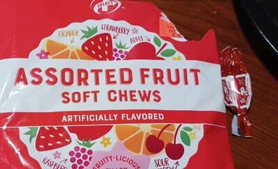 Assorted fruit soft chews