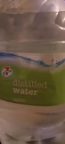 Distilled water