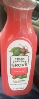 7 select farmers grove limeade with cherry