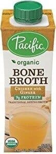 Organic bone broth chicken with ginger
