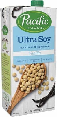Pacific foods ultra soy plant-based beverage vanilla