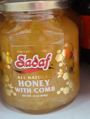 All natural honey with comb