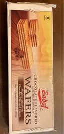Chocolate flavored wafers