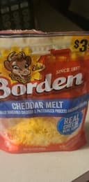 Borden shredded cheese