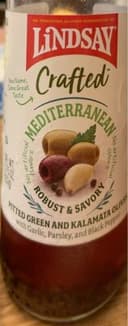 Mediterranean pitted green and kalamata olives