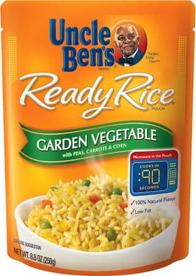 Ready rice garden vegetable