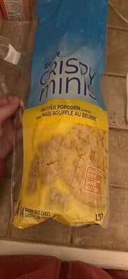 Crisp minis - galettes de riz et de maïs