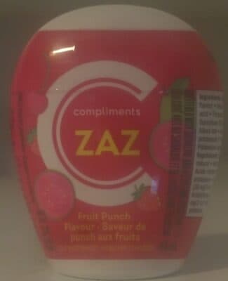 Liquid water enhancer fruit punch flavour