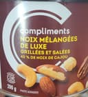 Noix mélangées de luxe