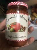 Sauce tomate avec olives, allaches et capres