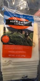 Aged swiss cheese