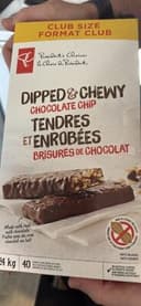 Barres Granola enrobées de vrai chocolat au lait