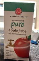 Unsweetened Pure Apple Juice